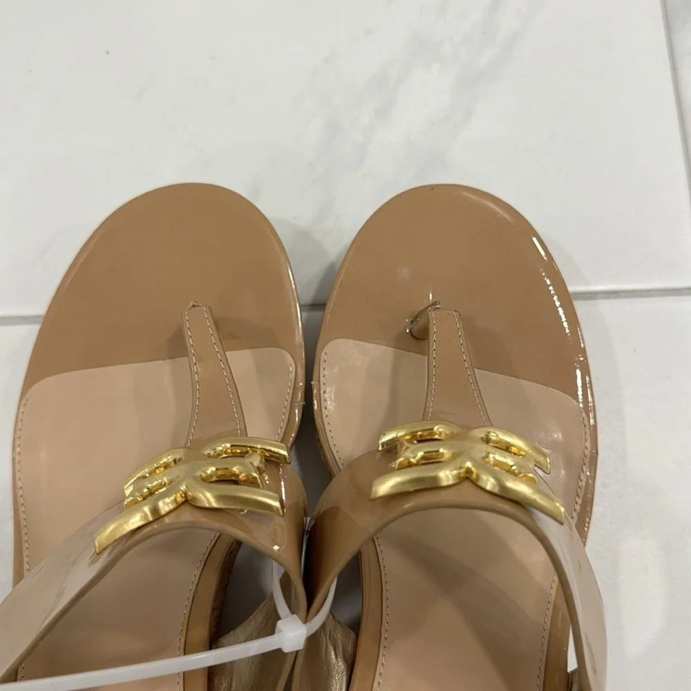 NEW! Sam Edelman Yardlie Emblem Platform Wedge Sandals - Size 10